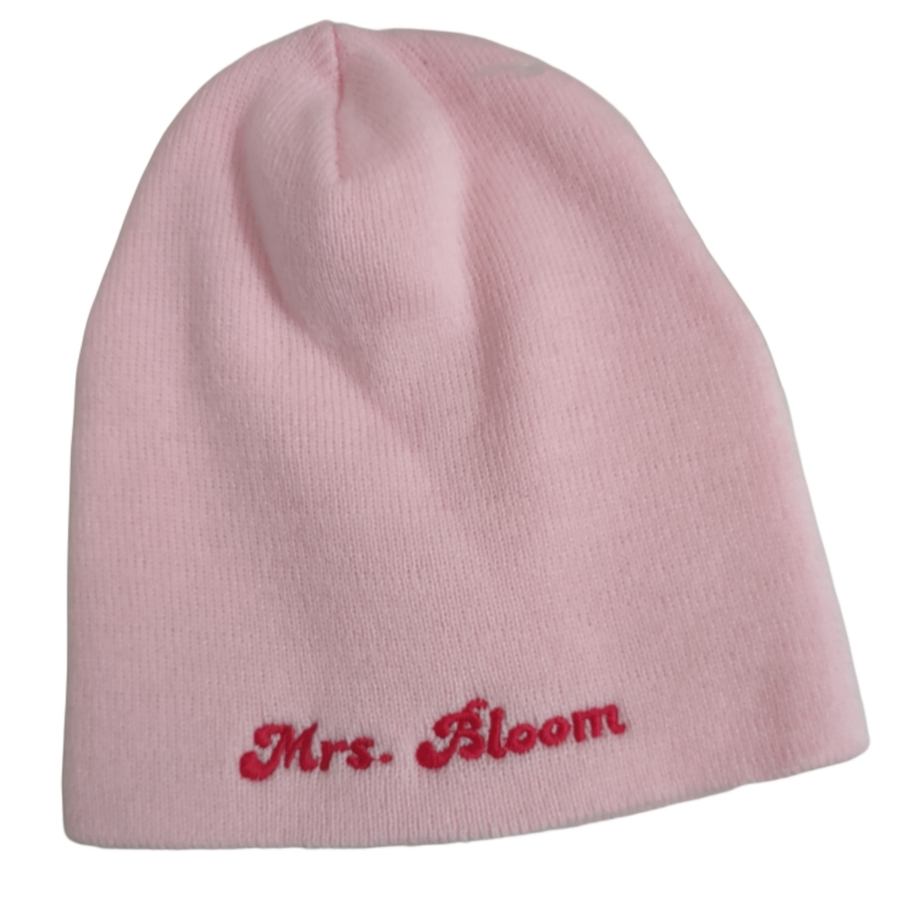 Vintage Hot Topic Pink Beanie Mrs. Bloom Orlando Bloom Lord of the Rings. NEW